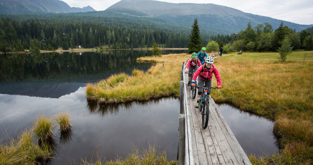 Mountainbiken beim Hotel Wastlwirt